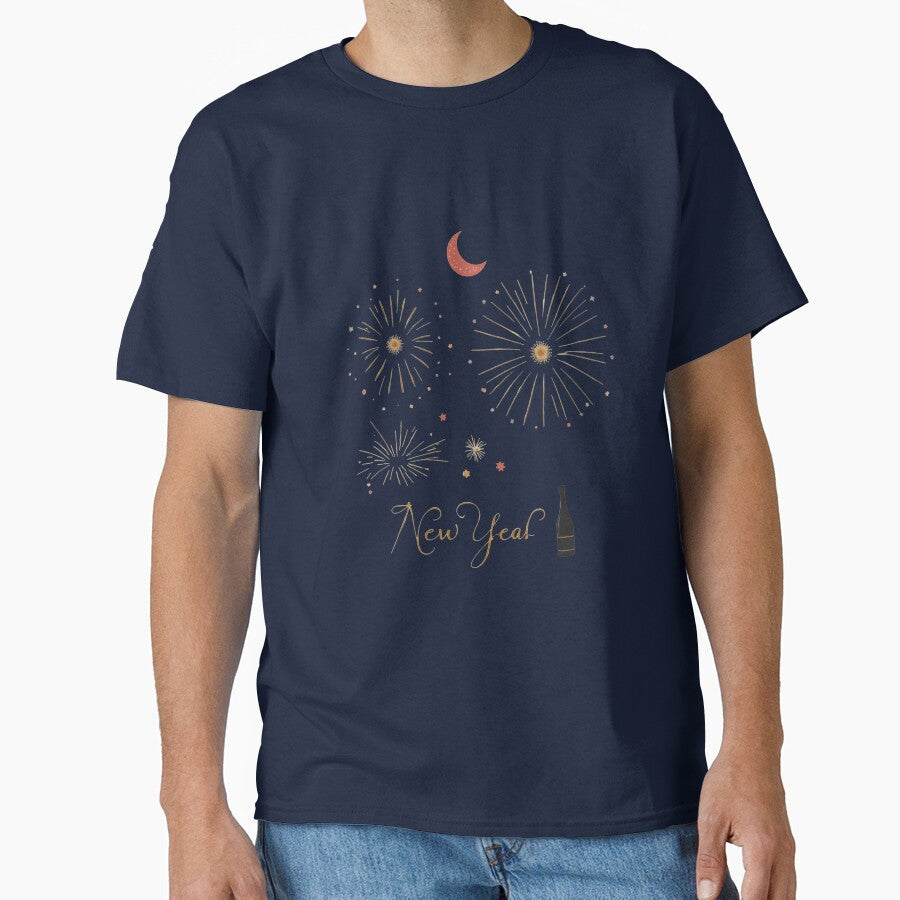 Elegant New Year Fireworks Celebration Art by PMTaurus
