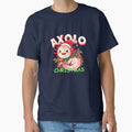 Cute Christmas Axolotl celebrating Christmas by Mr Pyuku