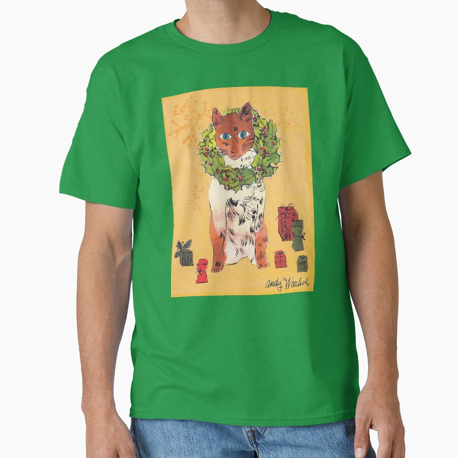 Warhol Christmas Cat by ArtWithHearts11