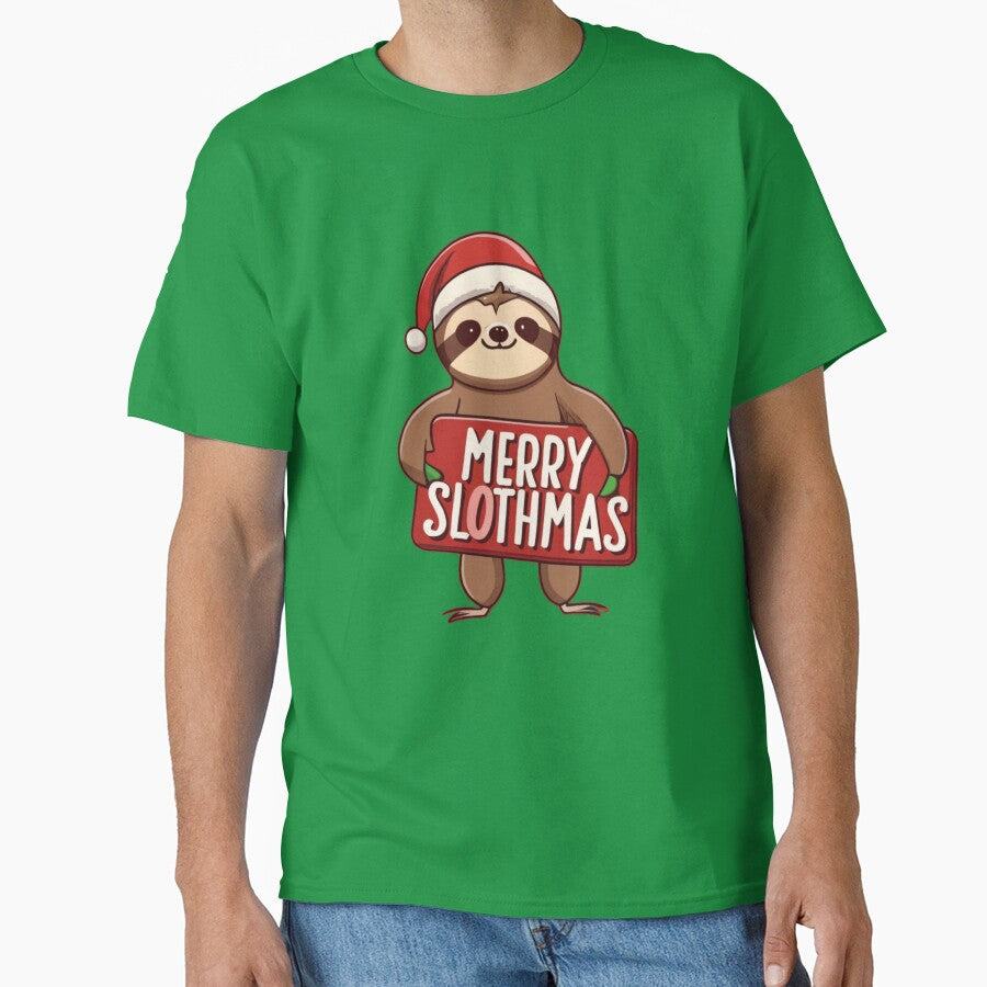 Cute Merry Slothmas Merry Christmas for Sloth Lovers by Laugh-Lines