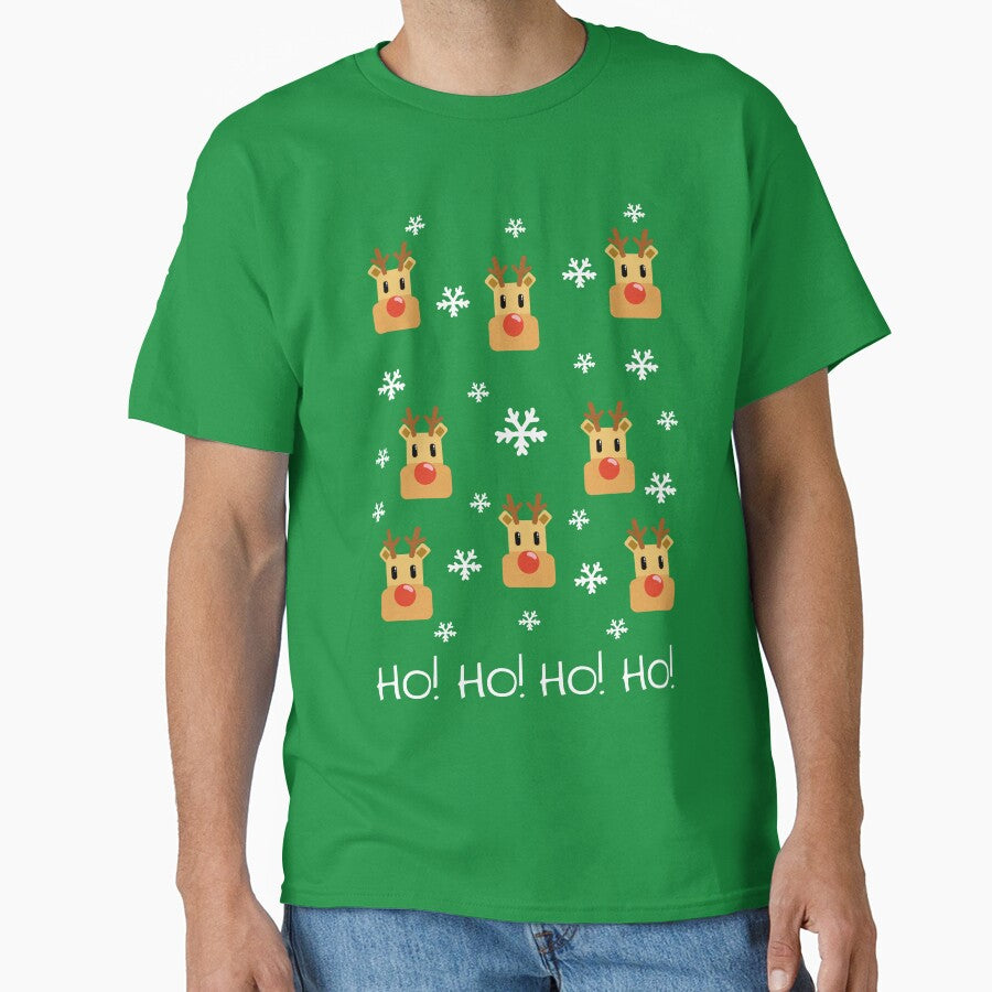 Reindeer and snowflakes: Ho! HO! HO! Great for Christmas by charlypicazo