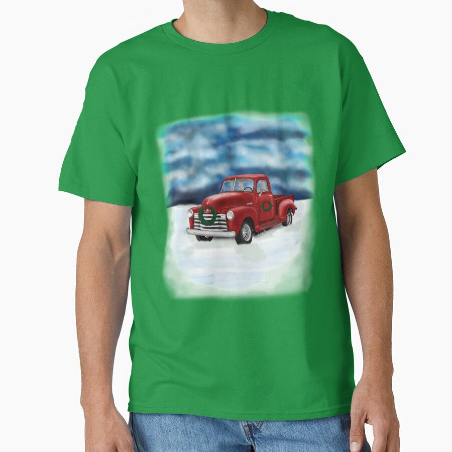 Christmas Red Truck by Sarah-Lynn Brown