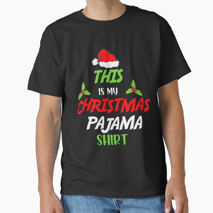 This is my Christmas Pajama Shirt Funny Xmas Design by JonesWorldOrder