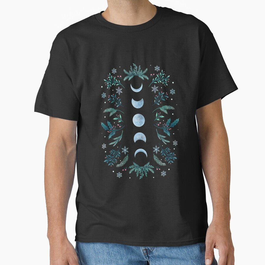 Moonlit Garden-Teal Snow by episodicDrawing