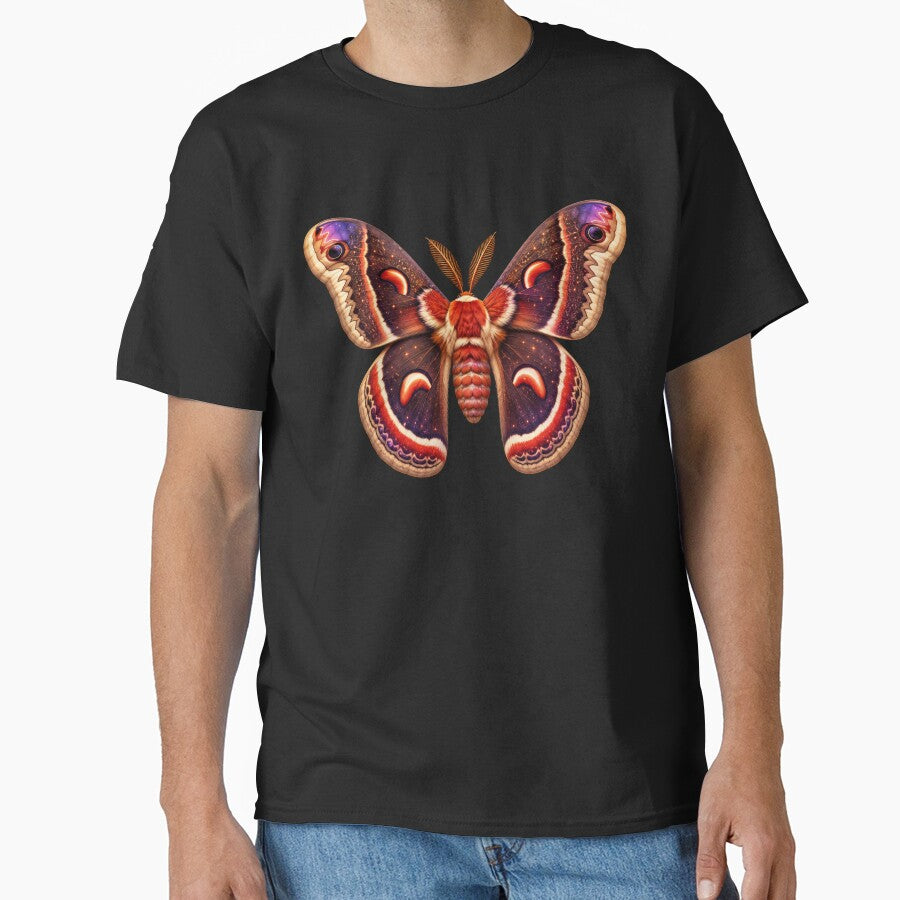 Cecropia Moth Hyalophora cecropia Cartoon Style by Harpagann