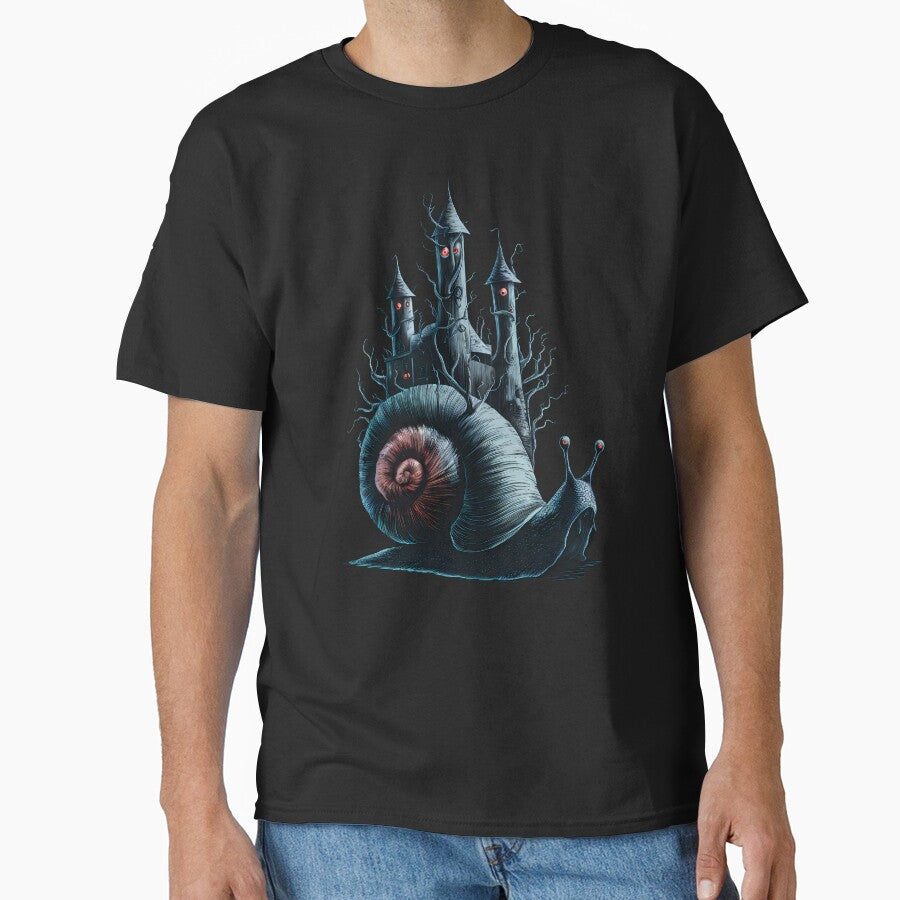Snail Castle by Funny Vintage Stickers And s Unisex