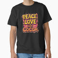 Peace, Love & Hot Cocoa - Cozy Winter Holiday Graphic Design by Design-Pro-21