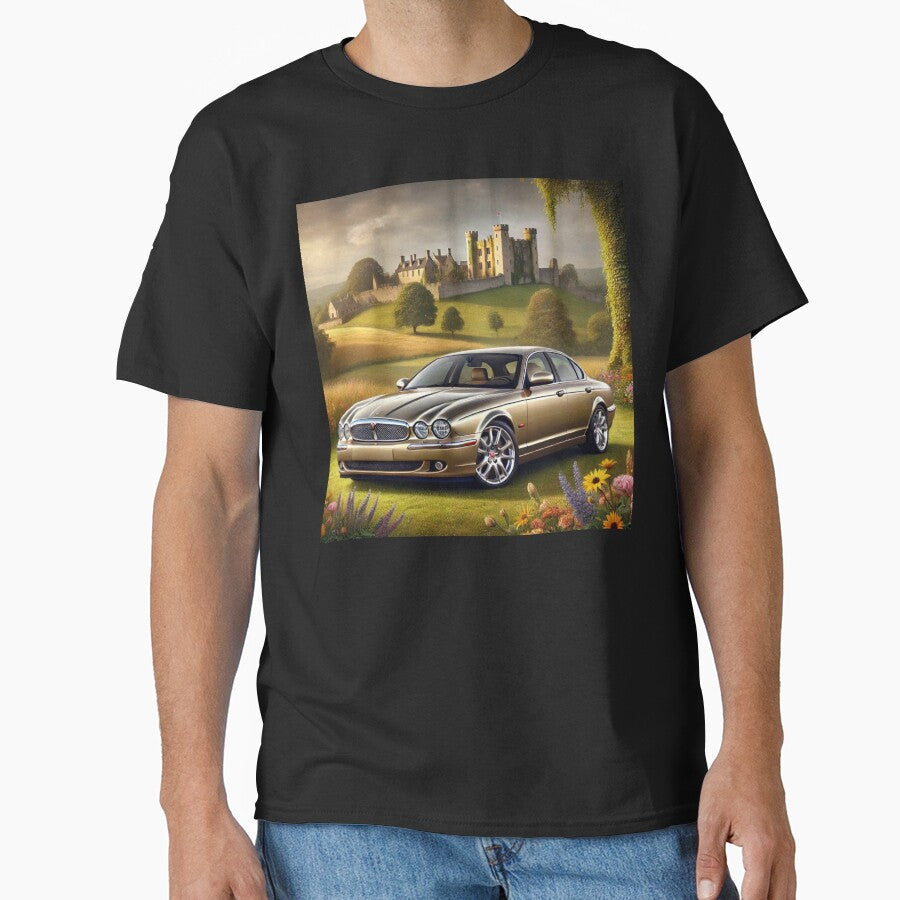 2004 Jaguar XJ8 in Gold with Castle Elegance by Meta2Physical Unisex