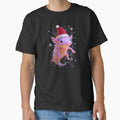 Cosmic Christmas Axolotl – Psychedelic Neon Lights & Festive Snowflakes by MadeByACJ