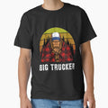 Big Trucker - Funny Bigfoot Truck Driver Gift Idea by Allomensiaa