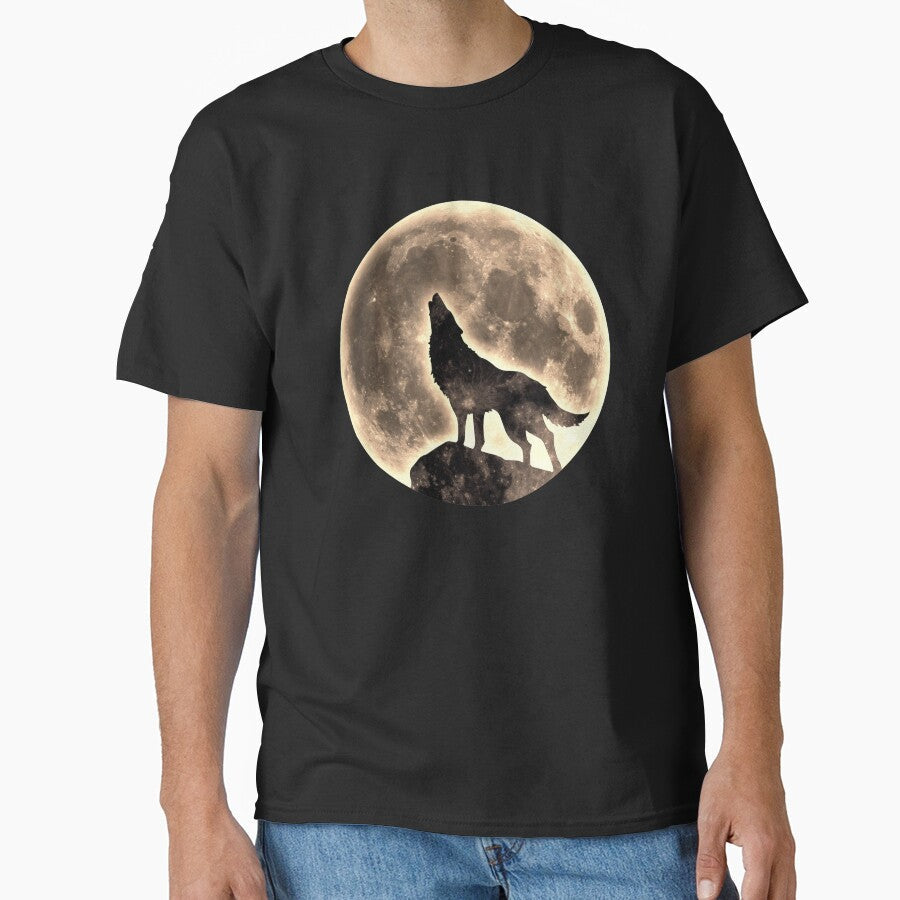 Howling Wolf, full moon, fullmoon, wild, dog, wolves by boom-art Unisex