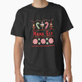 Mama Elf Ugly Sweater Christmas Elf Design by SpiritWestDesig