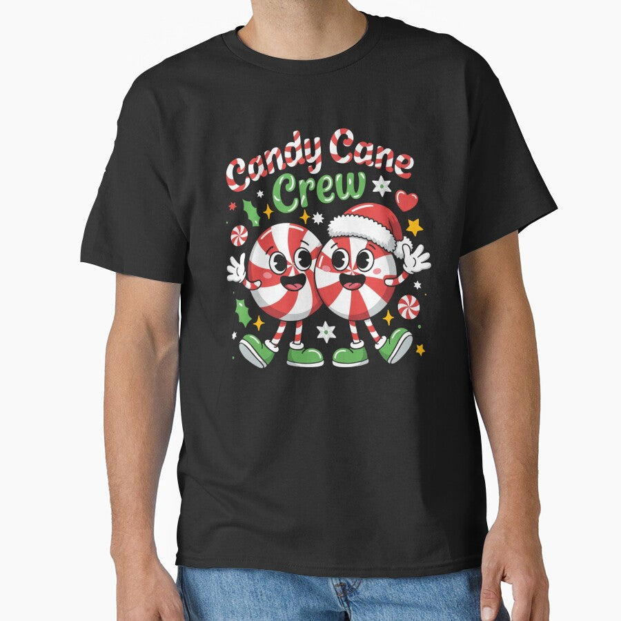 Copie de Christmas Cute Candy Cane Crew Xmas Holiday Kid Girl by ZACK ART