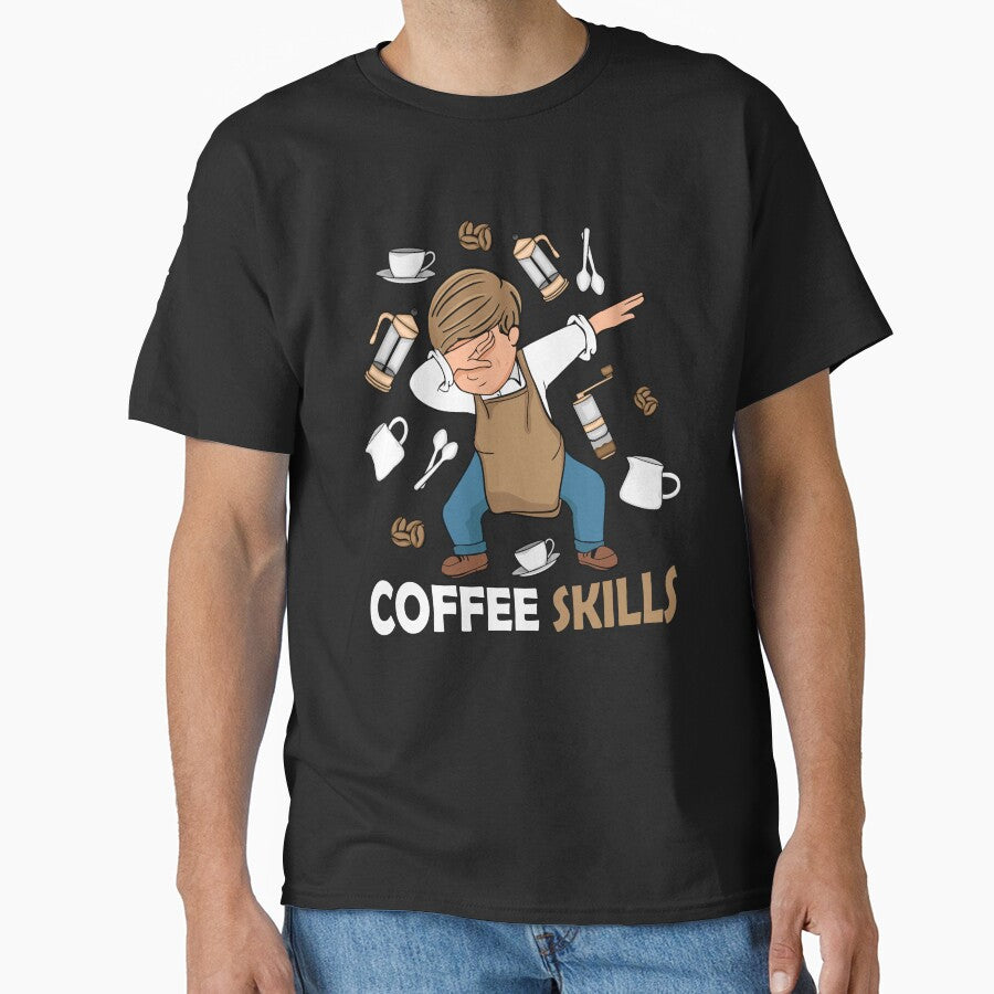 Coffee Lover Gift Men Barista Latte Art by DSWShirts