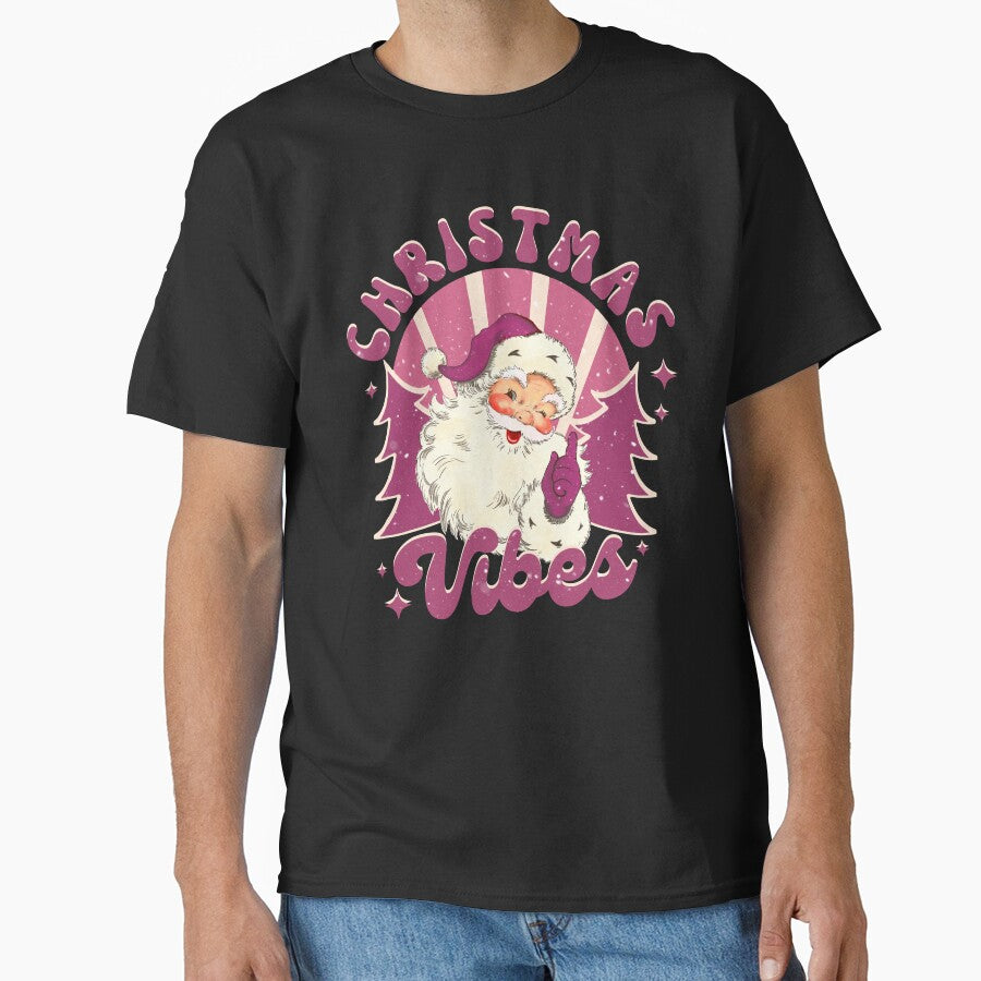 Pink Santa.  Pink Santa Claus by All-The-Tees