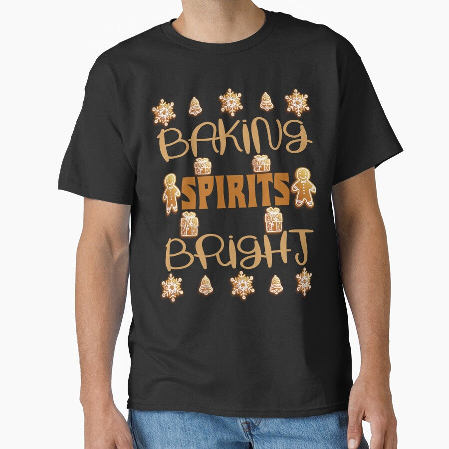 Baking Spirits Bright – Funny Christmas Baking Quotes by PrintistryArt