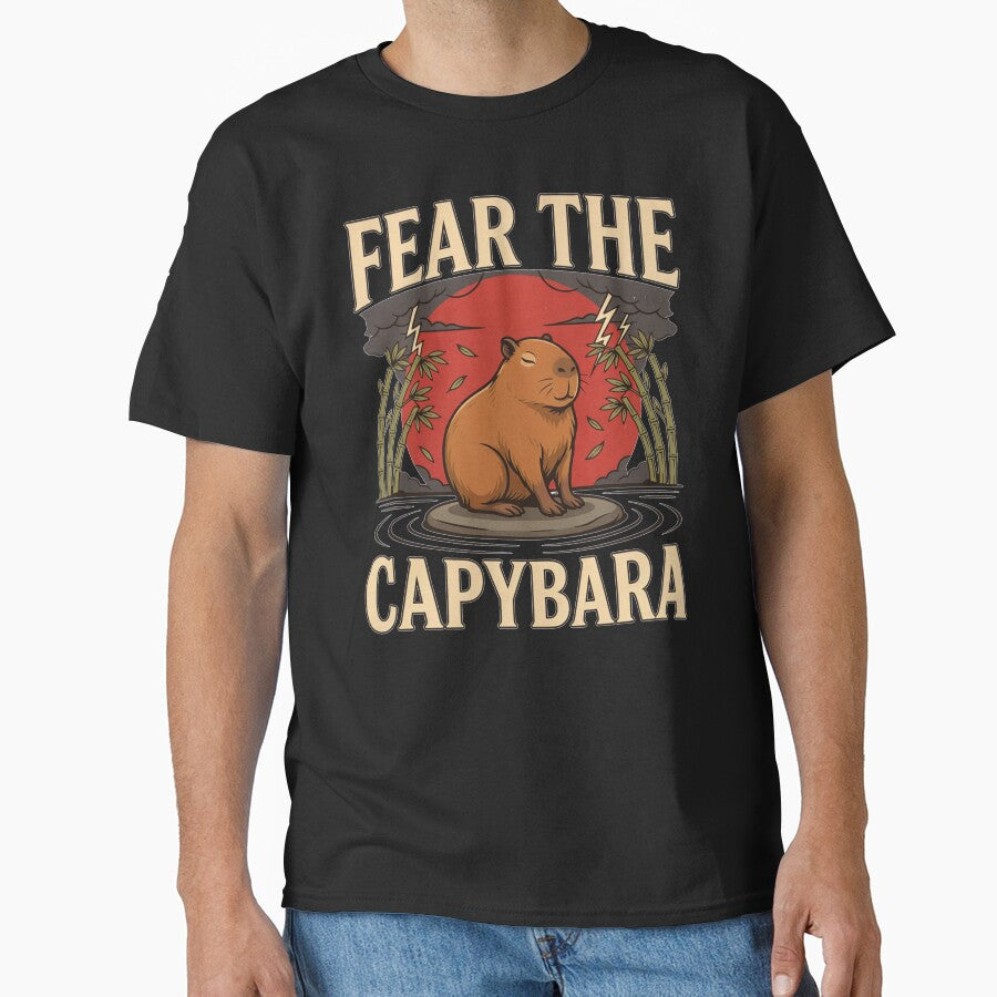 Fear the Capybara – Funny Vintage Animal Design by No Excuses Supply