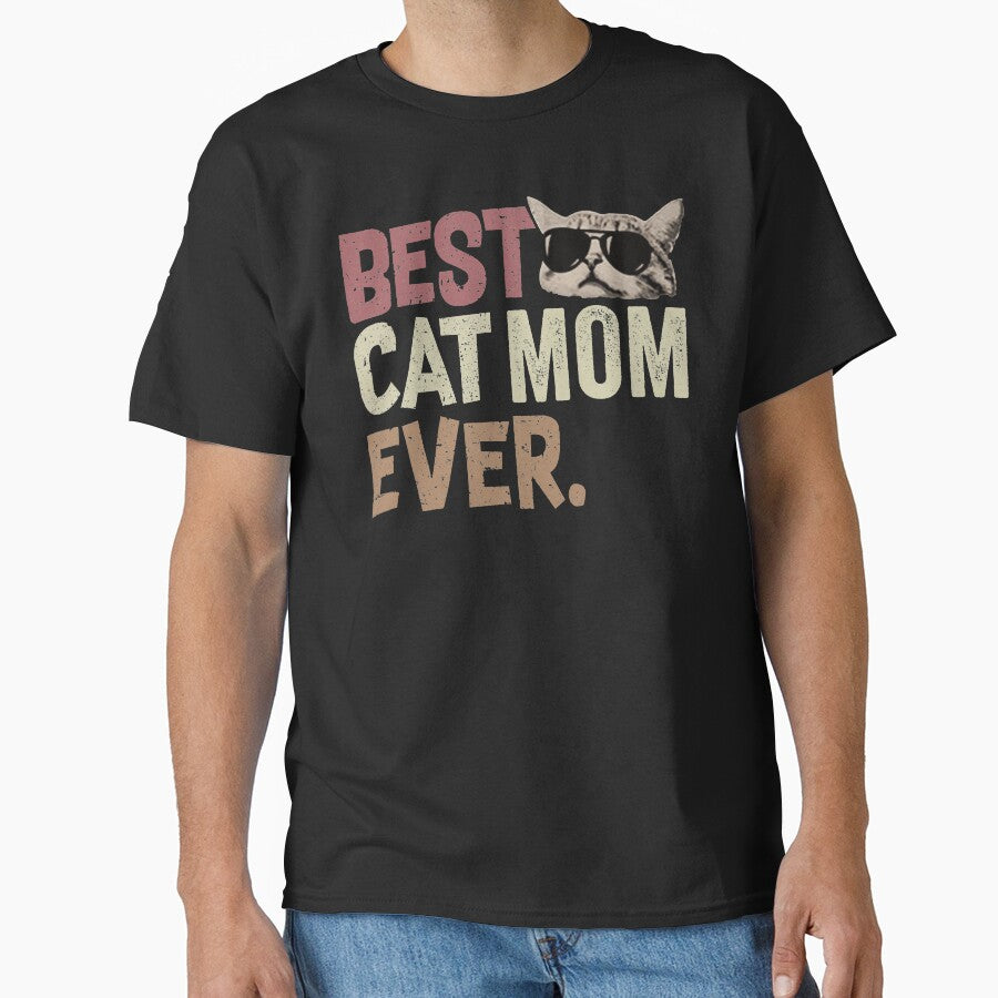 Best Cat Mom Ever Funny Cat Gift Cat Owner Cat Lover by joykart