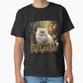 Meowy Christmas: White Christmas Persian Cat by Fantasy Masterpiece