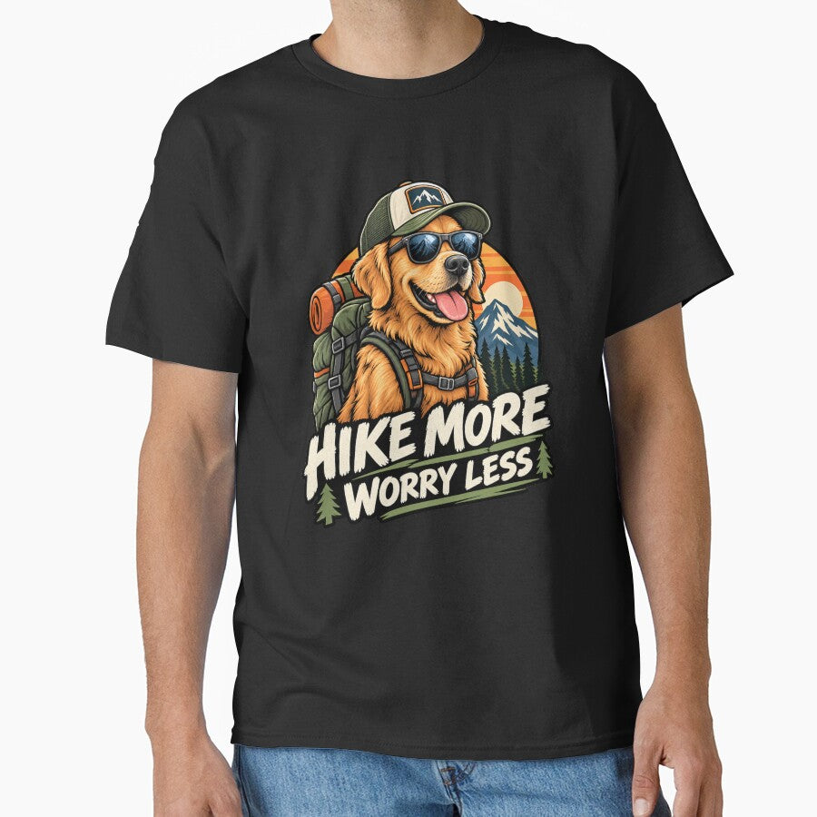 Hiking Adventure Outdoor Mountain Trail Lover Retriever Labrador Gift by w1ckerman