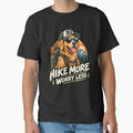 Hiking Adventure Outdoor Mountain Trail Lover Retriever Labrador Gift by w1ckerman