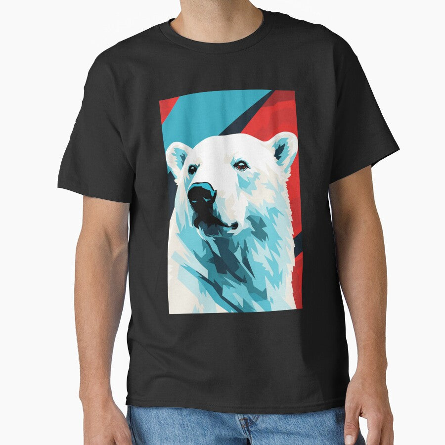 Artic Polar Bear Pop Art by TheWildFlix