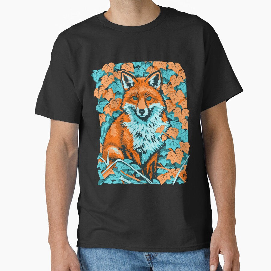 Teal and Ember Fox by Linzi Golding Unisex