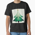 a green christmas tree with a star on top by DesignAtYO