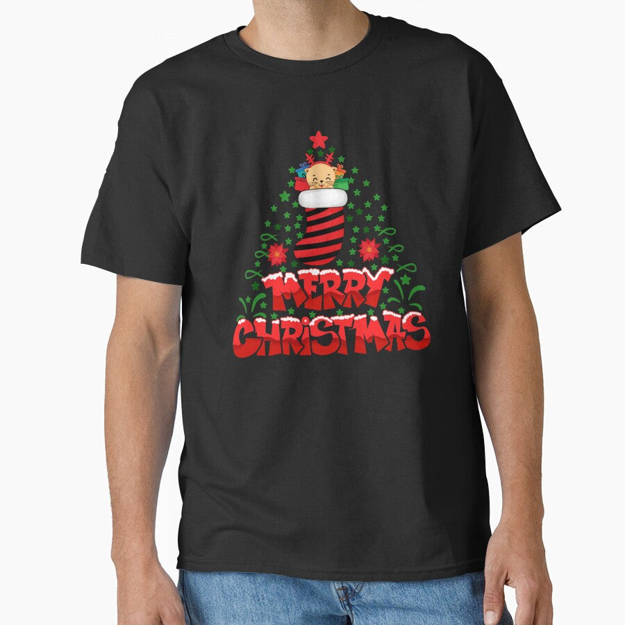 Merry Christmas Cat Funny by MisPuHoney
