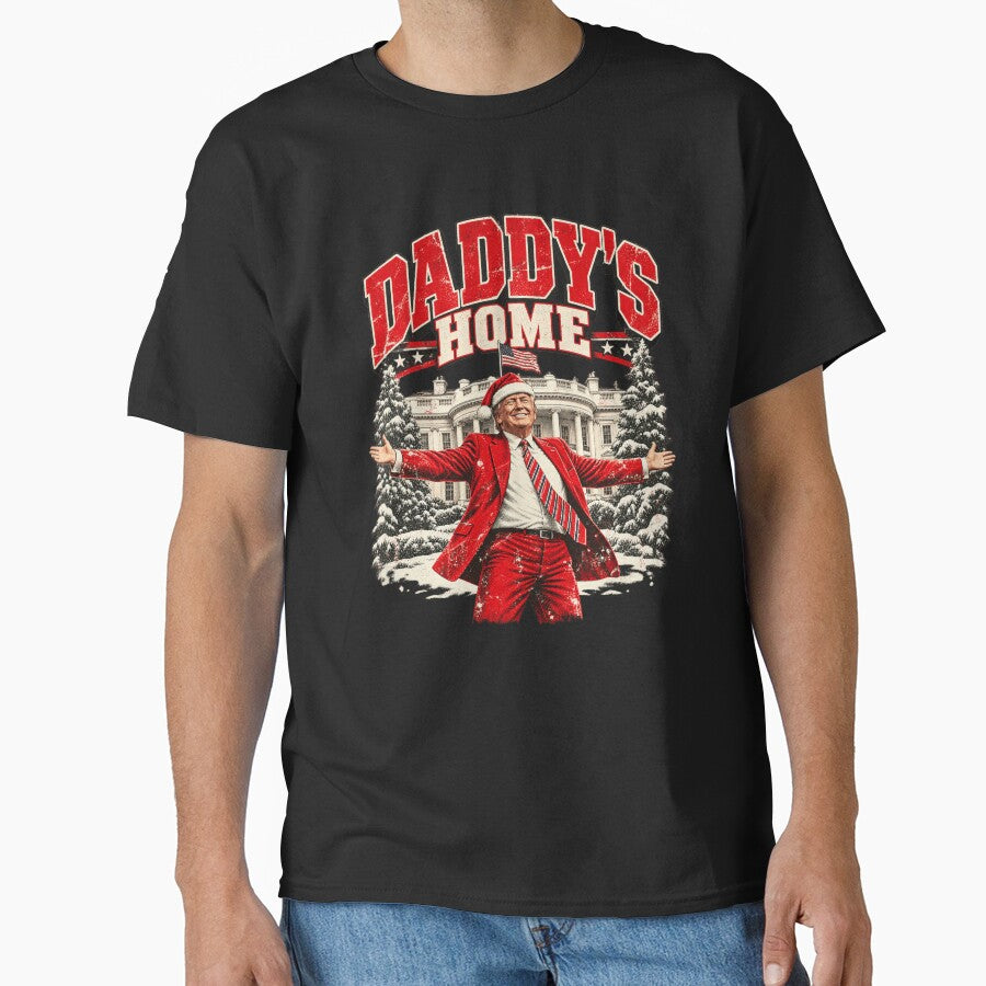 Funny Daddy's Home Trump Ugly Christmas Sweater Xmas Pajamas by Machomanshop