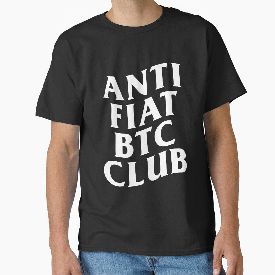 Anti Fiat BTC Club (Black) by Liberancaps