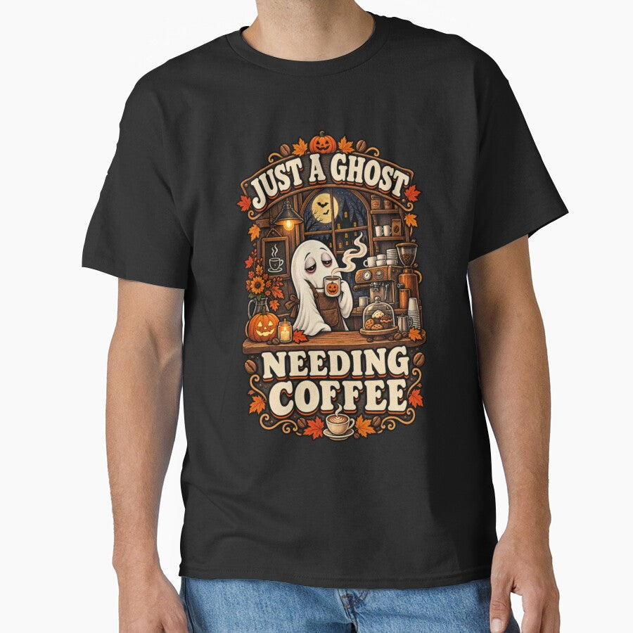 Vintage Ghost Barista Needing Coffee by STOREMAAR