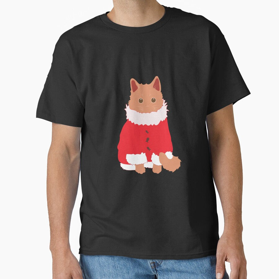 Cute Orange Cat Christmas Sweater Holiday Sticker by Kitty Von Schaden