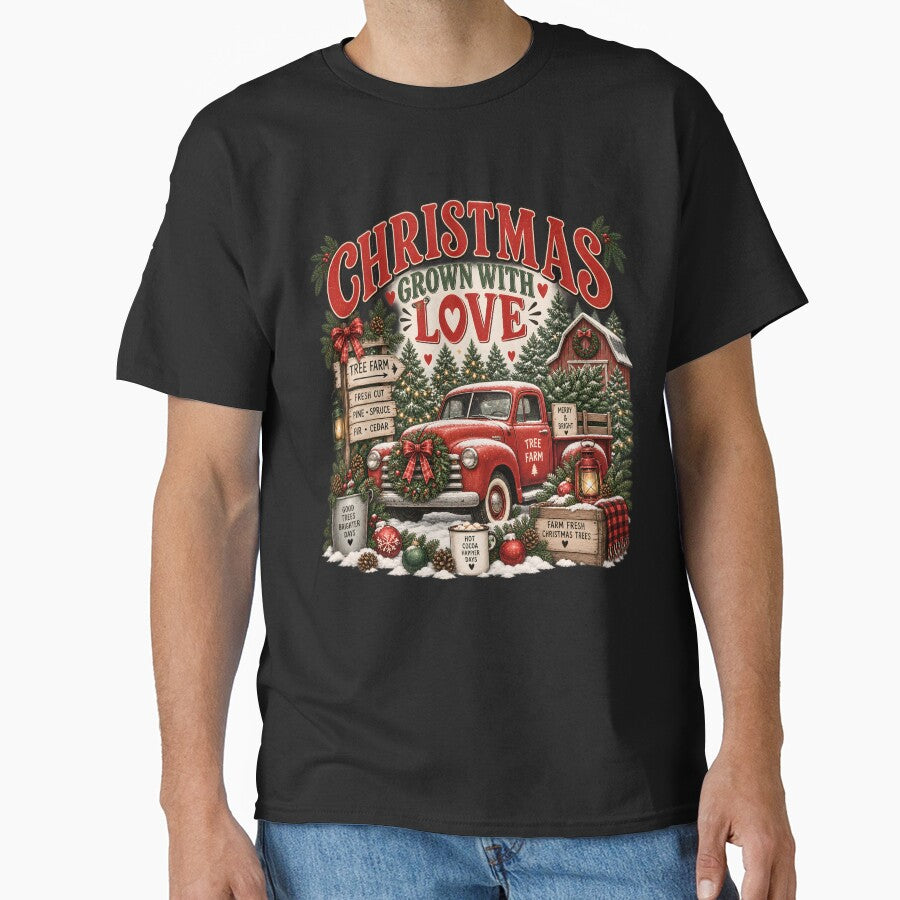 Cute Christmas Grown With Love Tree Farm Holiday Cozy by Nordo Studio
