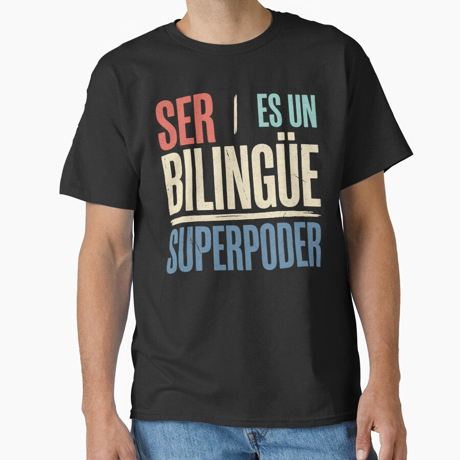 Ser Bilingüe Es Un Superpoder Para Maestros Bilingües by FreshVibe Prints