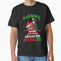 Dabbing Santa Sloth Dabbing Around Christmas Tree Funny by Budoren