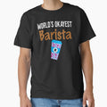 World's Okayest Barista Monogram R by ZiesMerch