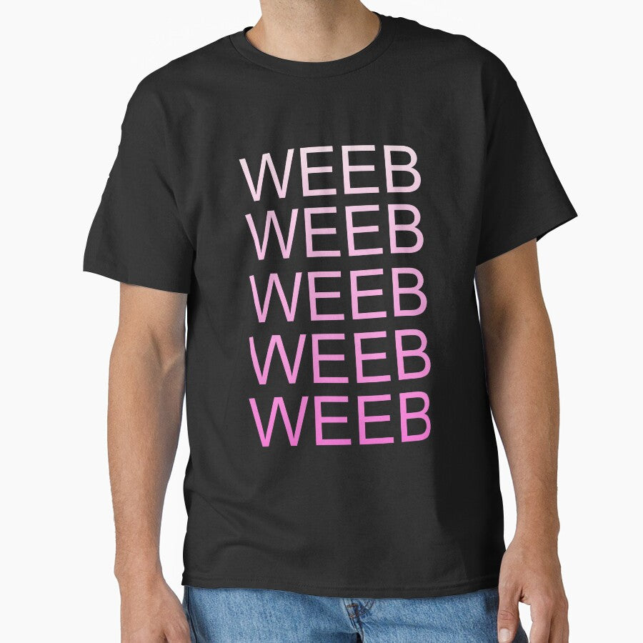 Weeb Pink Text by OhMyStarling