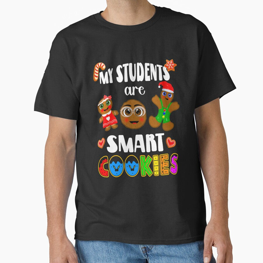 My Students are Smart Cookies, Christmas Gift for Teacher by orangeblue21
