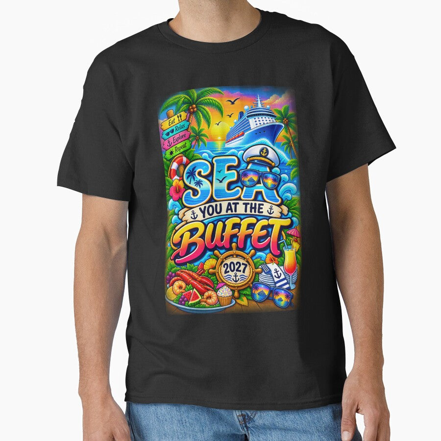 TRAVEL COLLECTION - FAMILY CRUISE - TRAVEL COLLECTION - SEA YOU AT THE BUFFET • 2027 by WheelieGdArt
