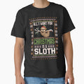 All I Want For Christmas Is A Sloth christmas Ugly Sweater by VividDripCo