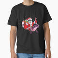 Santa Claus Riding Axolotl Christmas Funny Pajama Xmas Boys Kids by ChaceMorin