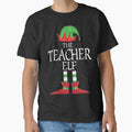 Teacher Elf Family Matching Christmas Group Funny Gift by Teejamson