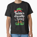 Santa's Favorite Nurse 2021 Christmas Elf Hat Santa Claus Stethoscope Snowflakes by clothesy7