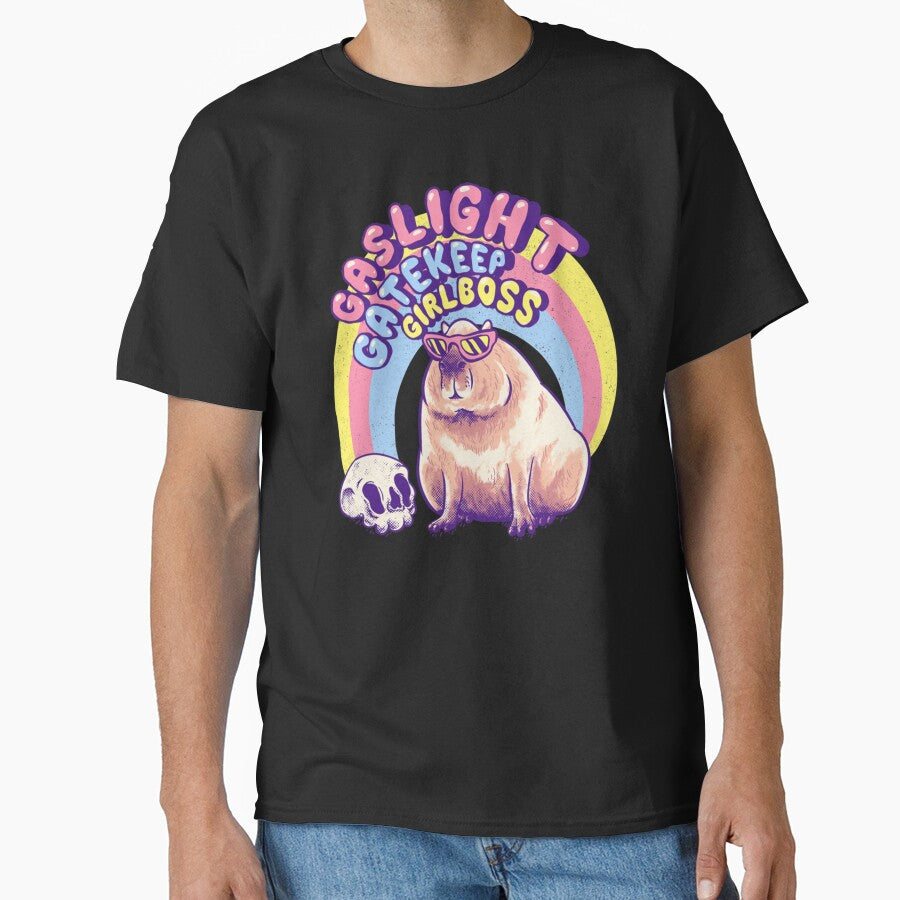 Gaslight Gatekeep Girlboss - Cool Capybara Momcore  Karen Sunglasses  ok i pull up Got Drip physic by lancelotgrif