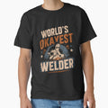 World's Okayest Welder Funny Tradesman Gift by SkeletonsDanger