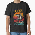 If I've Gone Missing I've Gone Fishing Fisherman Angler Hobby by SkeletonsDanger