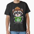 Kawaii Raccoon Recycling Mascot by Clauxel
