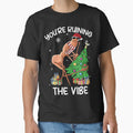 You Are Ruining The Vibe Funny Christmas Stick Figure Holiday Humor by DunciOcukino