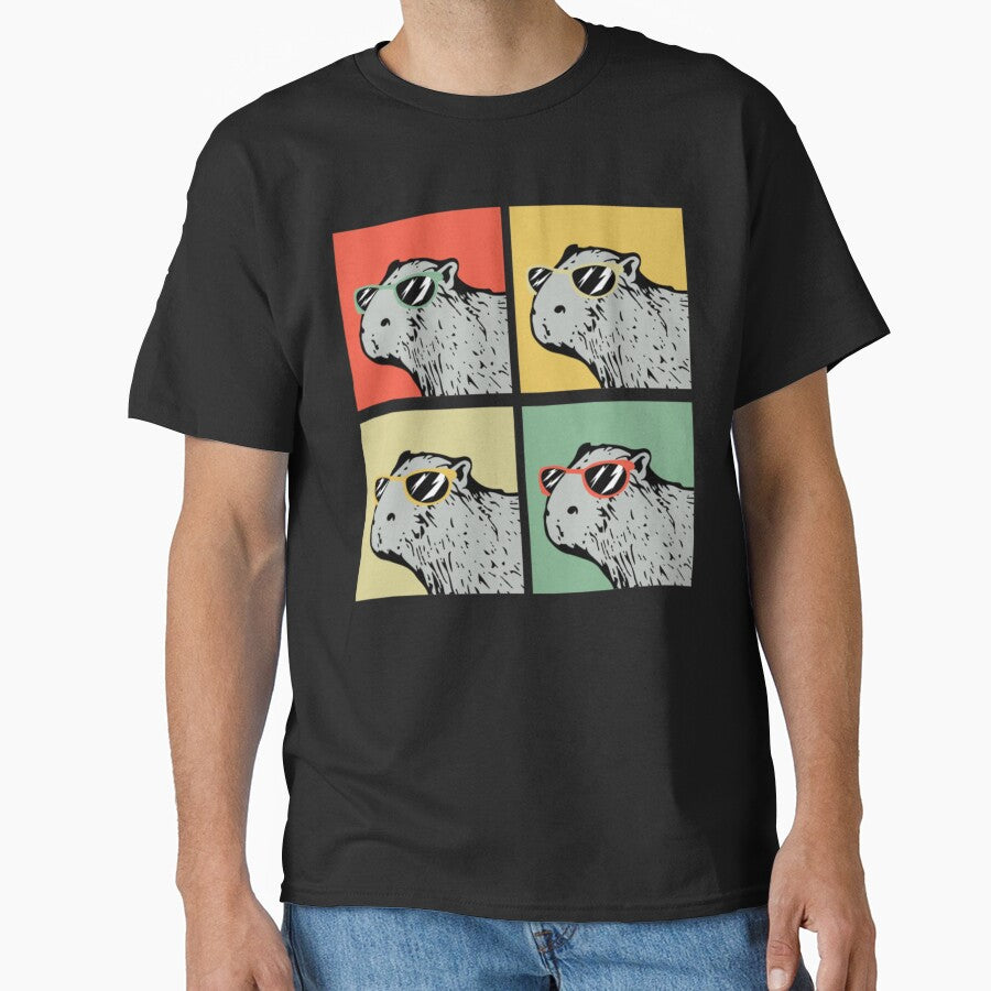 Capybara Retro Animal Lover - Capybara Gear by Nikolausgage